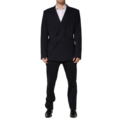 Dolce & Gabbana Blue MARTINI Double Breasted 2 Piece Suit