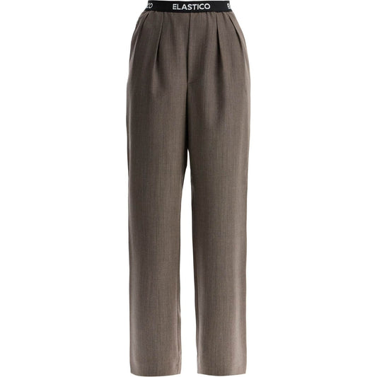 Moschino elastic waistband pants