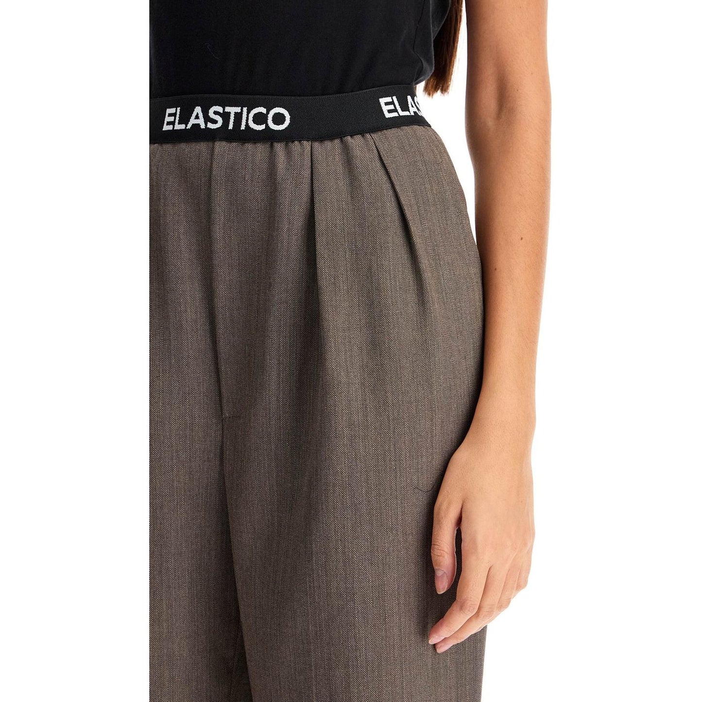 Moschino elastic waistband pants Trousers Moschino