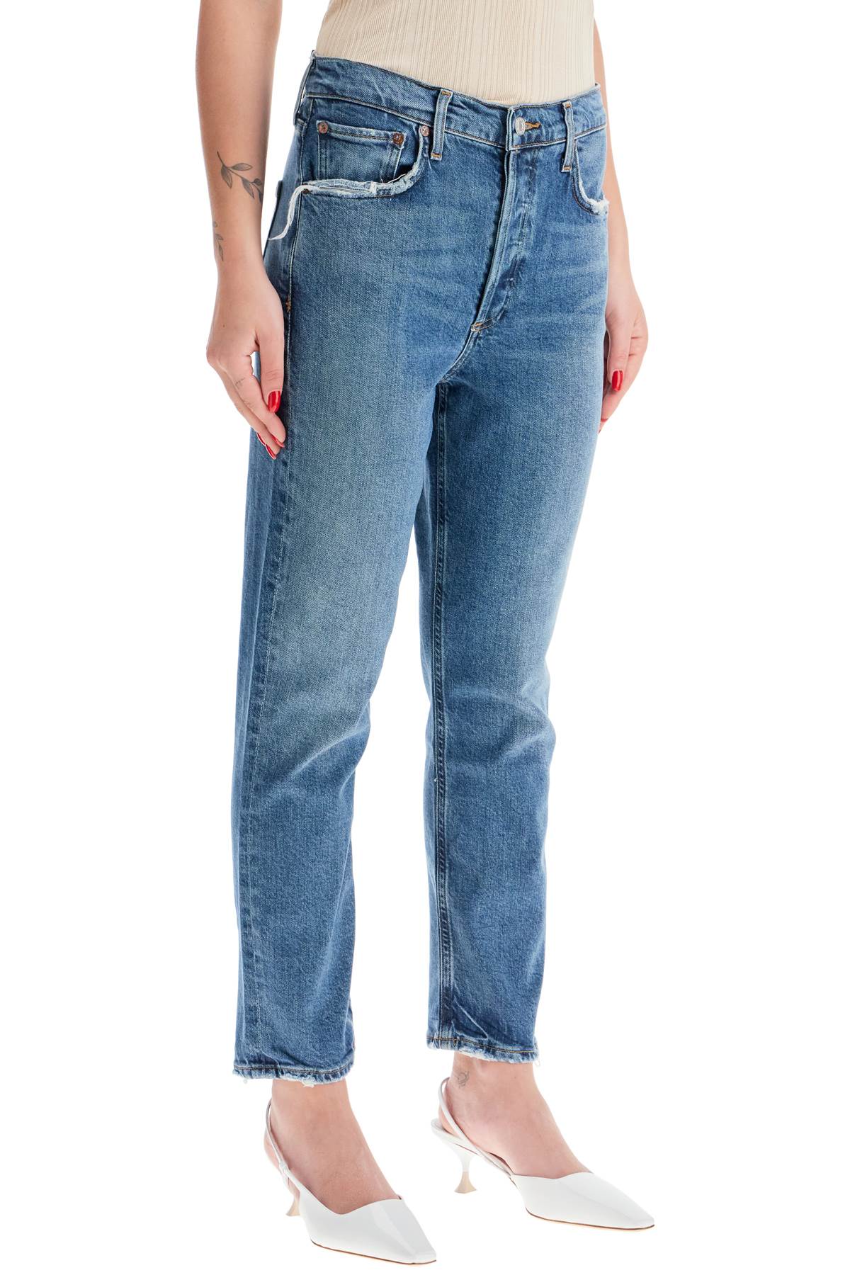 Agolde riley cropped jeans