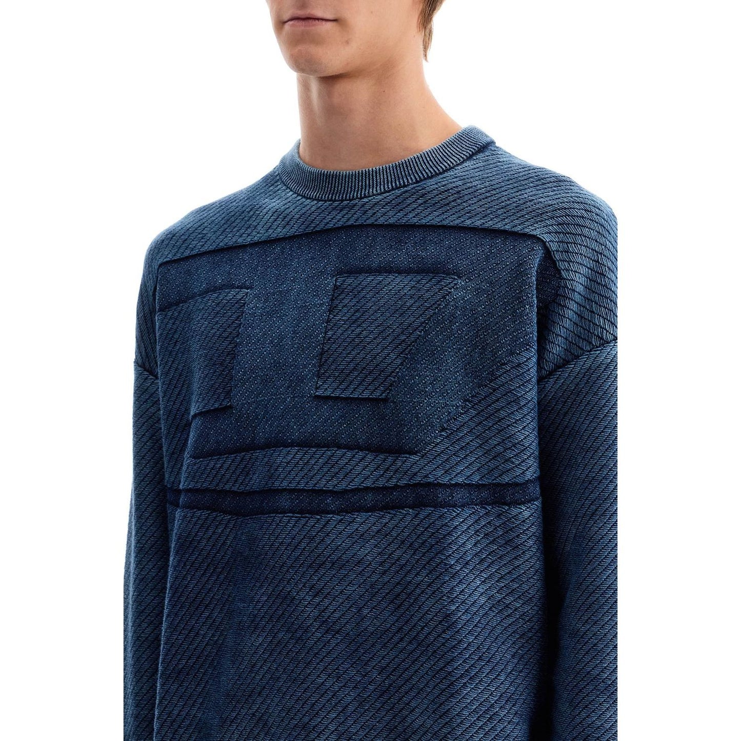 Diesel k-klevery pullover with oval Knitwear Diesel