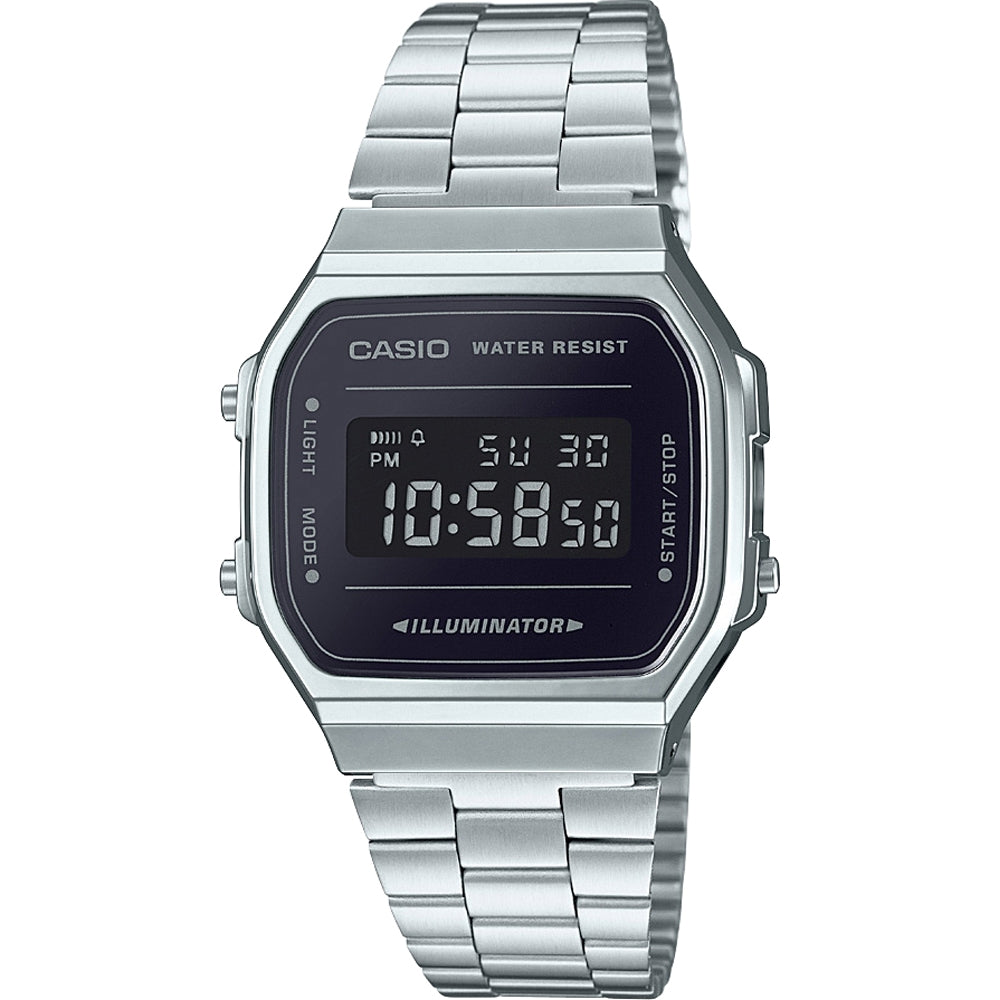 CASIO VINTAGE Mod. ICONIC - BLACK Category-Watches,Gender-Men,Gender-Women,Gent Ready stocked Watches,Lady Ready Stocked Watches,Men,READY STOCKED WATCHES,Subcategory-WatchesUnisex,Unisex,Unisex Watches - Watches,Women,Wristwatch