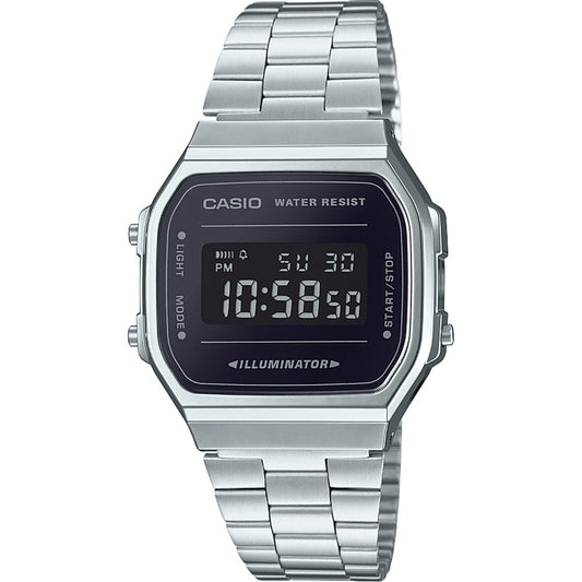 CASIO VINTAGE Mod. ICONIC - BLACK Category-Watches,Gender-Men,Gender-Women,Gent Ready stocked Watches,Lady Ready Stocked Watches,Men,READY STOCKED WATCHES,Subcategory-WatchesUnisex,Unisex,Unisex Watches - Watches,Women,Wristwatch