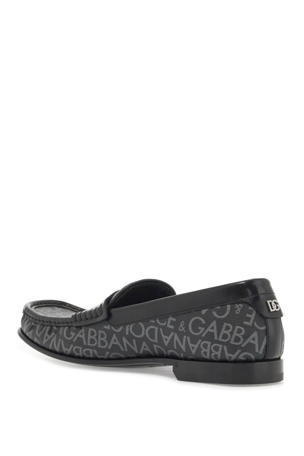 Dolce & Gabbana jacquard canvas loafers Moccasins Dolce & Gabbana