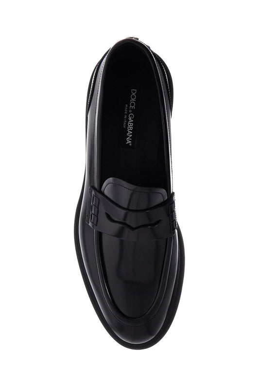 Dolce & Gabbana brushed leather loafers Moccasins Dolce & Gabbana