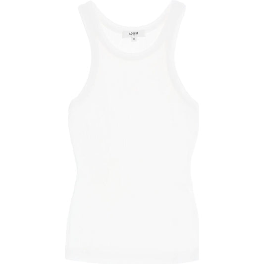 Agolde "ribbed sleeveless top b Topwear Agolde