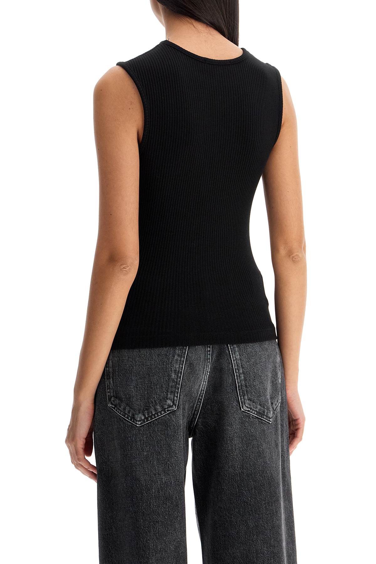 Agolde ribbed binx tank top