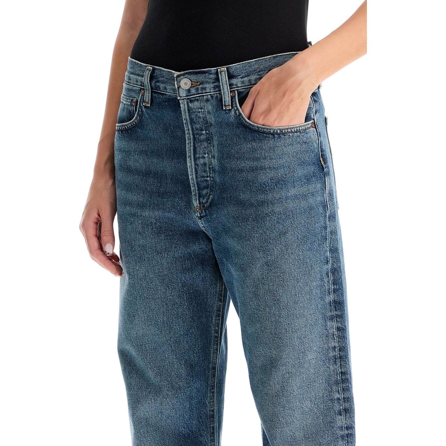 Agolde ca straight low-waist jeans by fran Jeans Agolde