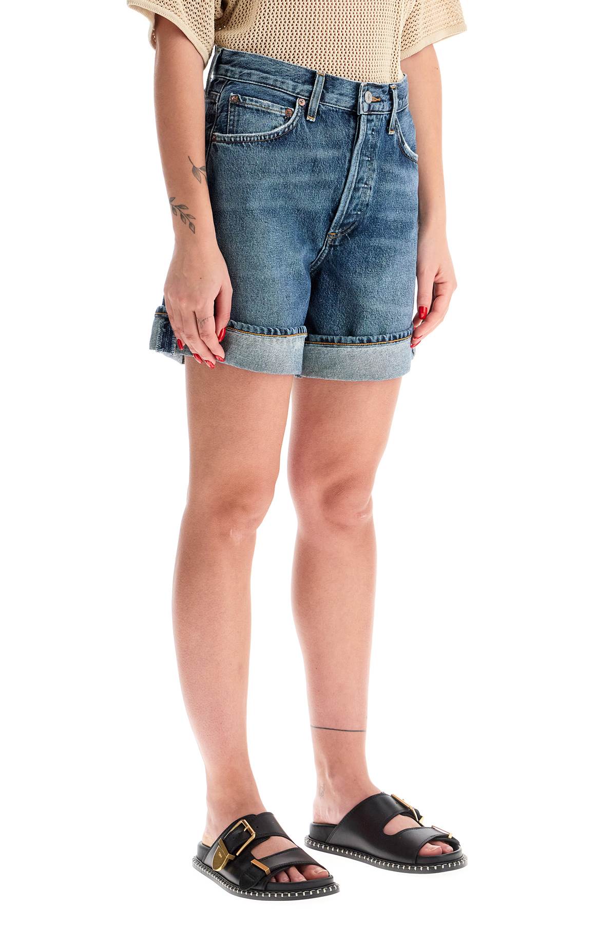 Agolde women's denim women shorts Short trousers Agolde