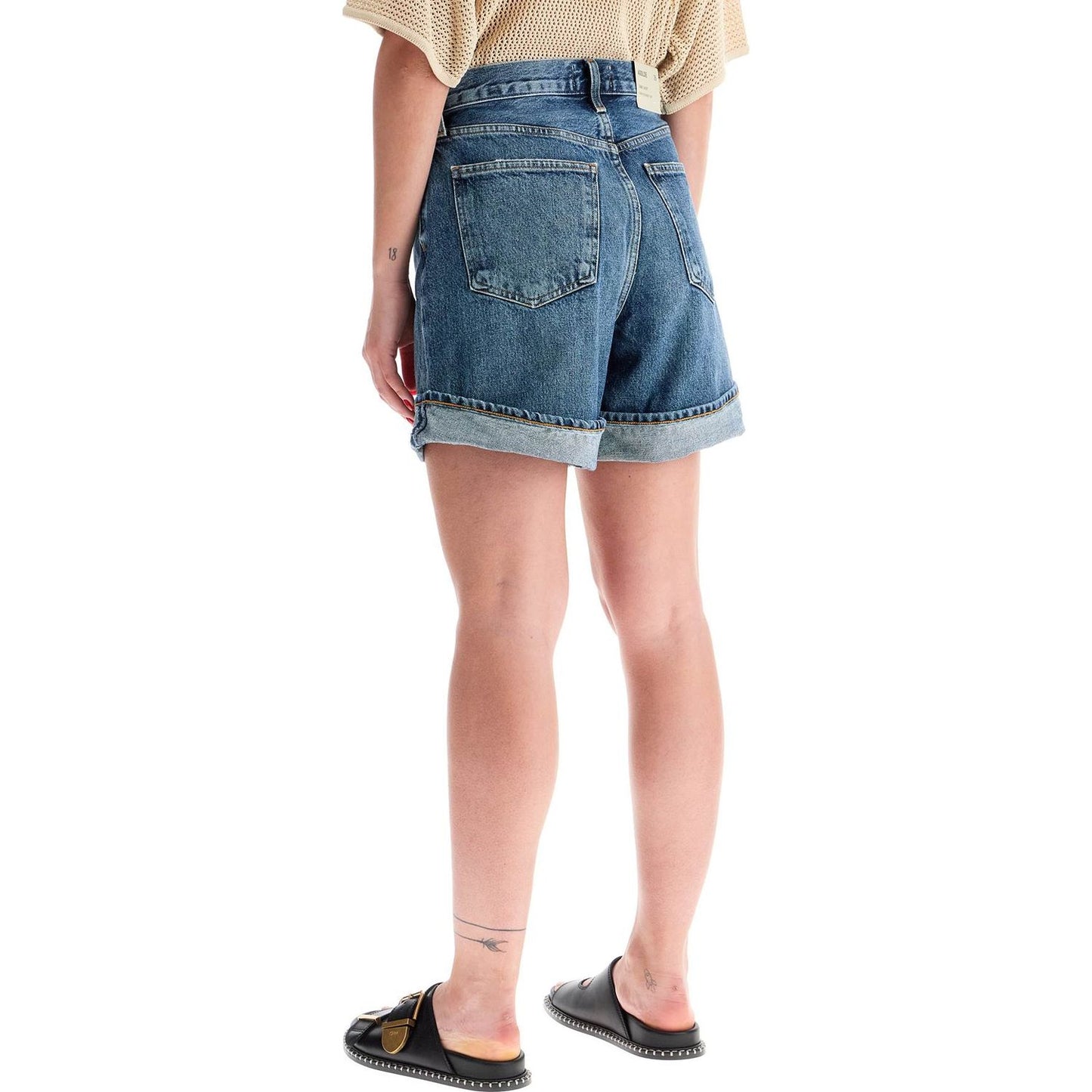 Agolde women's denim women shorts Short trousers Agolde