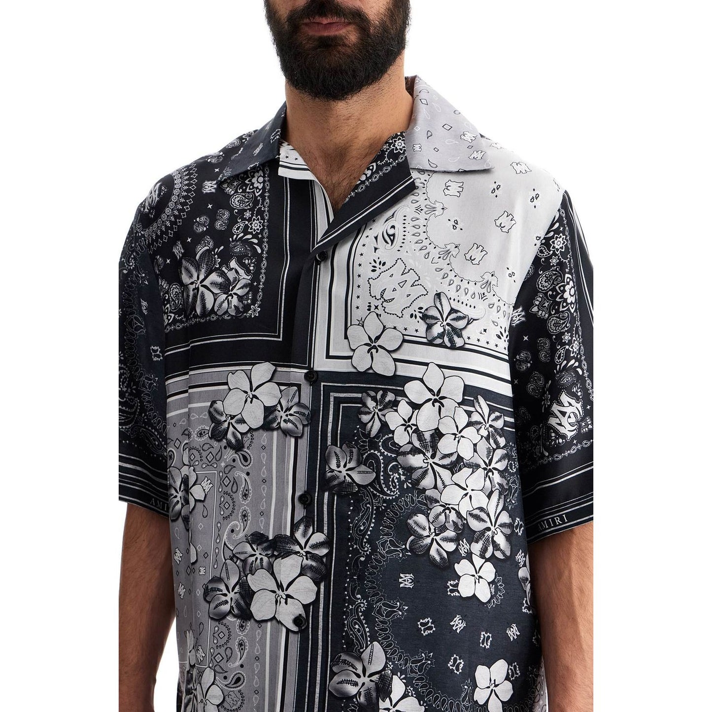 Amiri bowling shirt with bandana Shirts Amiri