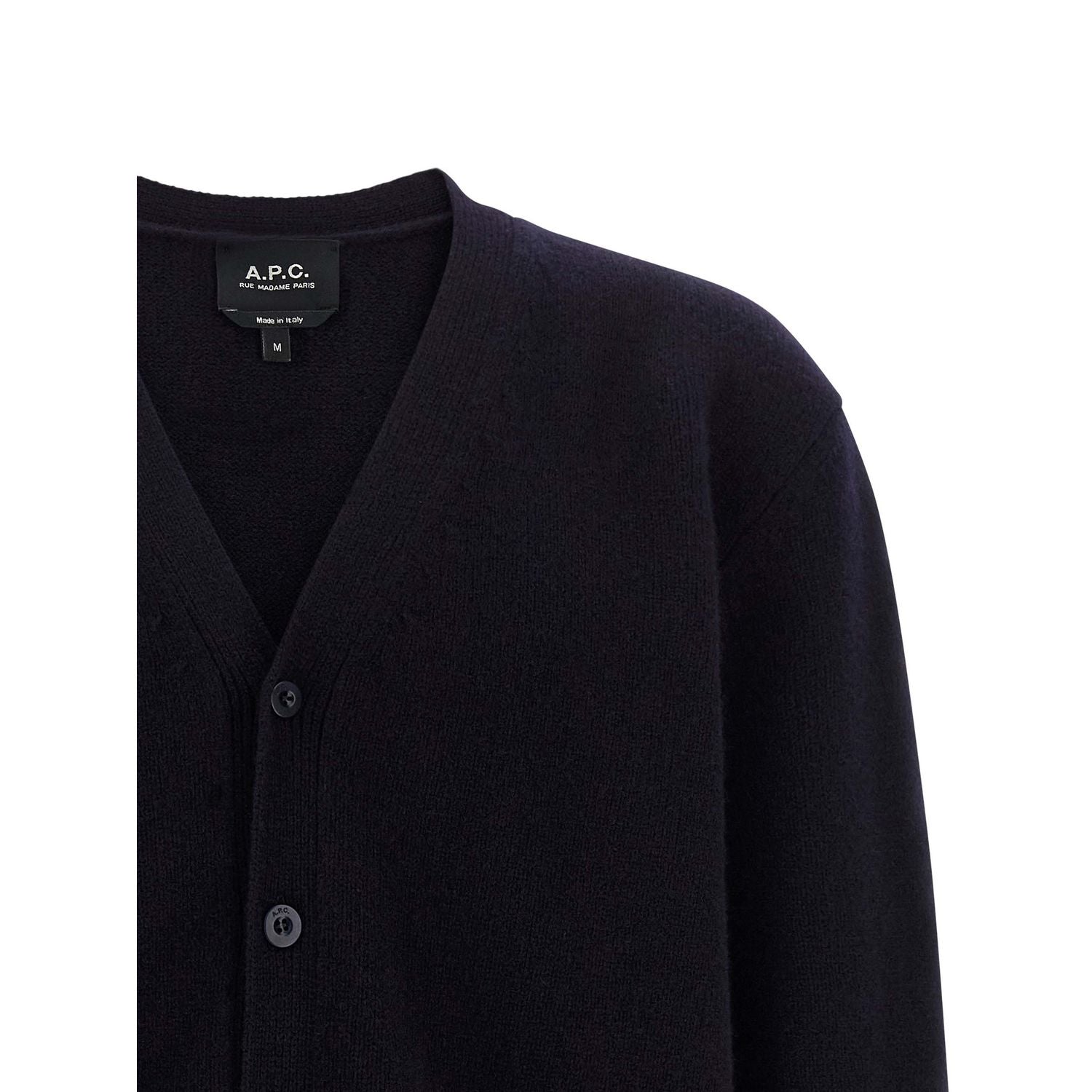 A.P.C. Blue Wool Cardigan