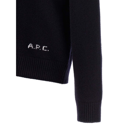 A.P.C. Blue Wool Cardigan