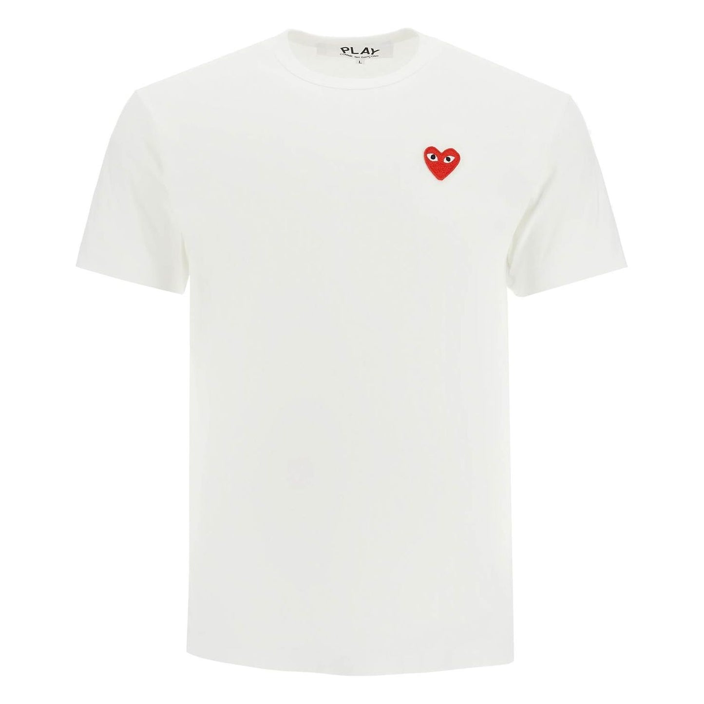 Comme Des Garcons Play unisex heart patch t-shirt with Topwear Comme Des Garcons Play