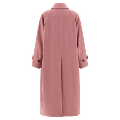 Alberto Biani Multicolor Virgin Wool Coat