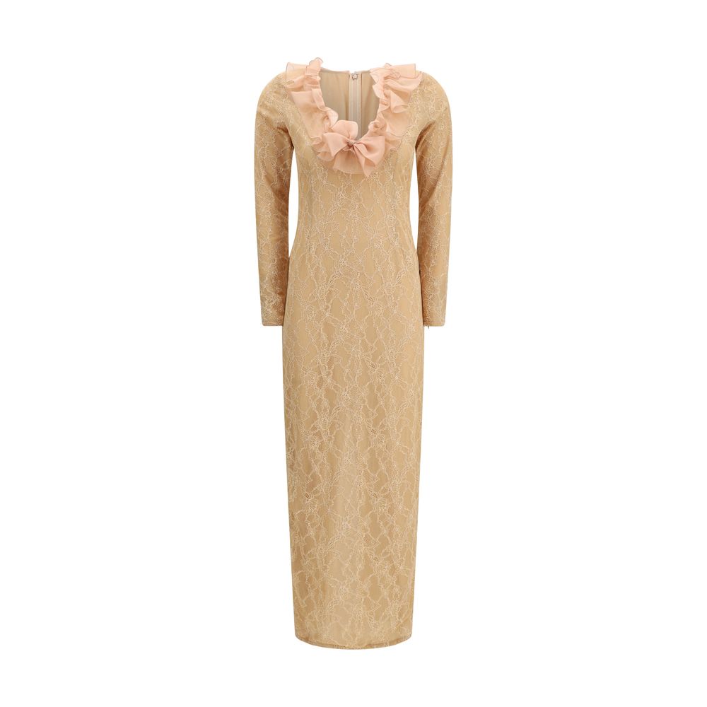Alessandra Rich Multicolor Polyamide Cocktail Dress