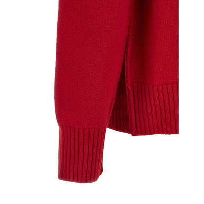 Ami Paris Multicolor Wool Cardigan