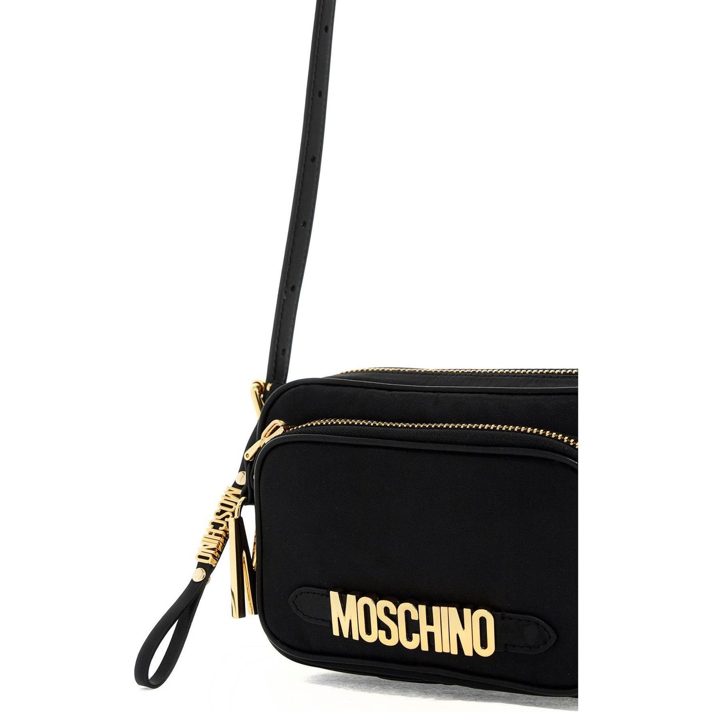 Moschino mini shoulder bag with metal logo Shopper Moschino