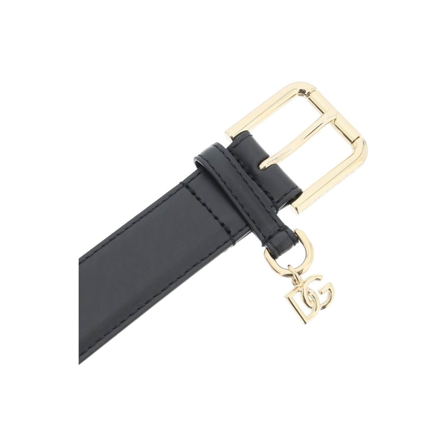 Dolce & Gabbana belt with charm logo Belts Dolce & Gabbana