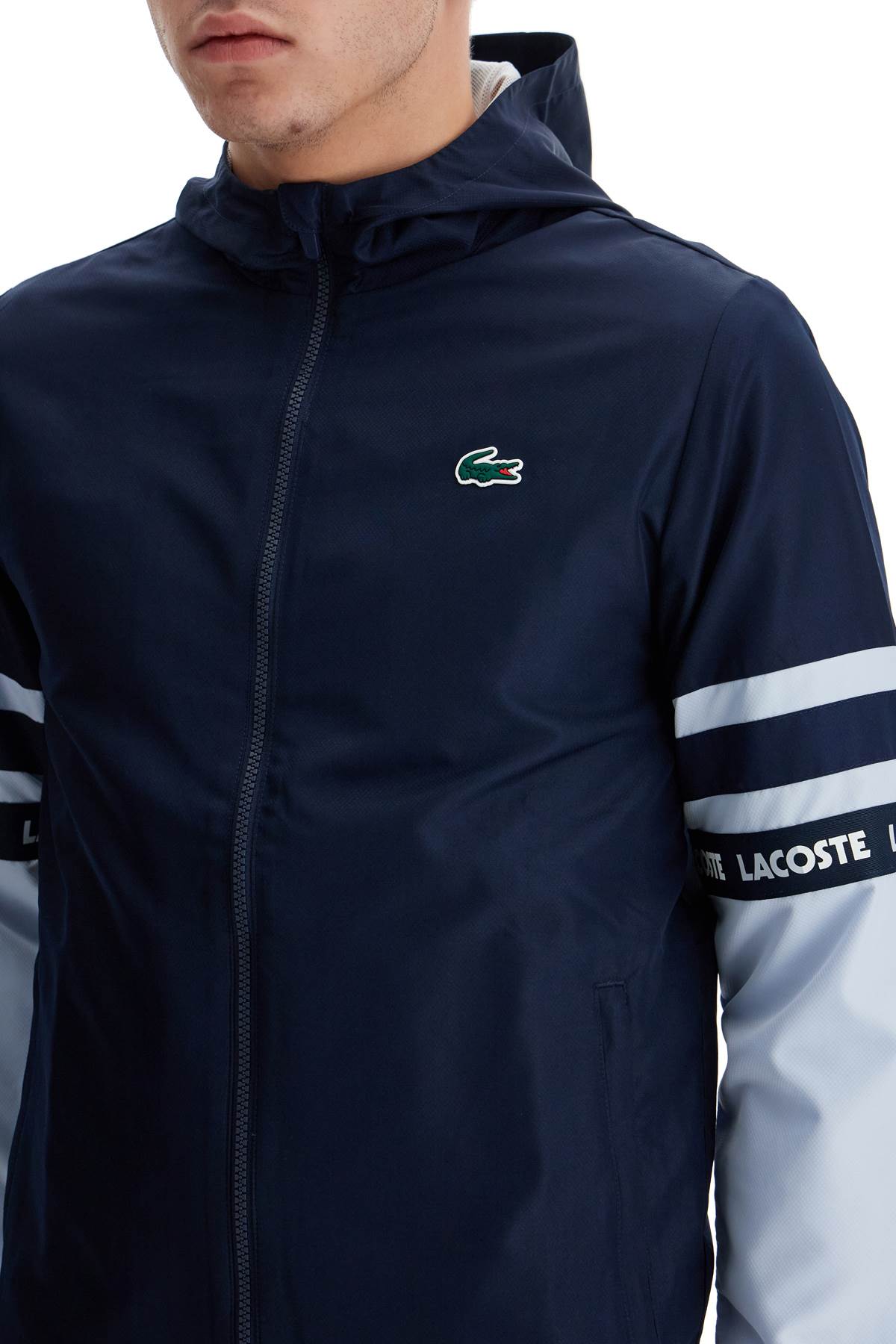 Lacoste sporty jacket with contrasting sleeves Vests Lacoste