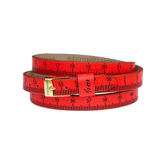 Il MEZZOMETRO Mod. FLUO - Bracciale in pelle/leather bracelet