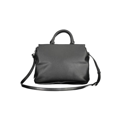 BYBLOS Black Polyurethane Women Handbag