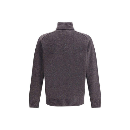 Brooksfield Multicolor Fleece Wool Turtleneck