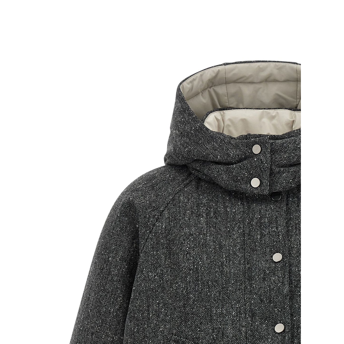 Brunello Cucinelli Gray Virgin Wool Jacket