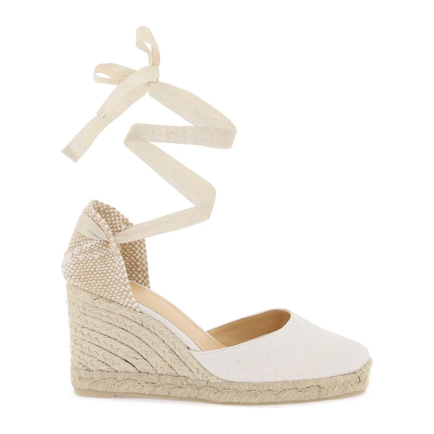 CASTANER lurex carina wedge espadrilles