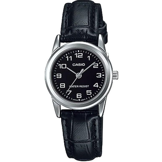 CASIO COLLECTION Mod. LADY 3H. LEATHER - BLACK Lady,Lady Ready Stocked Watches,READY STOCKED WATCHES,Watches,Watches - Accessories,Women,Wristwatch