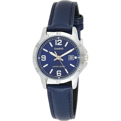 CASIO COLLECTION Mod. LADY DATE. LEATHER - BLUE Lady,Lady Ready Stocked Watches,READY STOCKED WATCHES,Watches,Watches - Accessories,Women,Wristwatch
