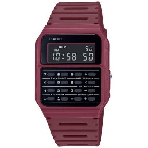 CASIO VINTAGE Mod. CALCULATOR EDGY COLLECTION - RED Gent Ready stocked Watches,Lady Ready Stocked Watches,Men,READY STOCKED WATCHES,Unisex,Women,Wristwatch