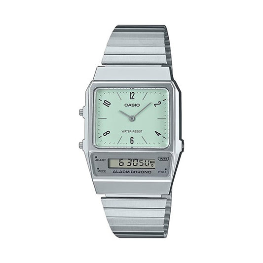 CASIO VINTAGE Mod. EDGY COLLECTION - GREEN Category-Watches,Gender-Men,Gender-Women,Gent Ready stocked Watches,Lady Ready Stocked Watches,Men,READY STOCKED WATCHES,Subcategory-WatchesUnisex,Unisex,Unisex Watches - Watches,Women,Wristwatch