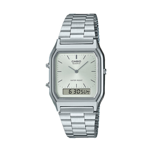 CASIO VINTAGE Mod. EDGY COLLECTION SUNRAY DIAL - SILVER Category-Watches,Gender-Men,Gender-Women,Gent Ready stocked Watches,Lady Ready Stocked Watches,Men,READY STOCKED WATCHES,Subcategory-WatchesUnisex,Unisex,Unisex Watches - Watches,Women,Wristwatch