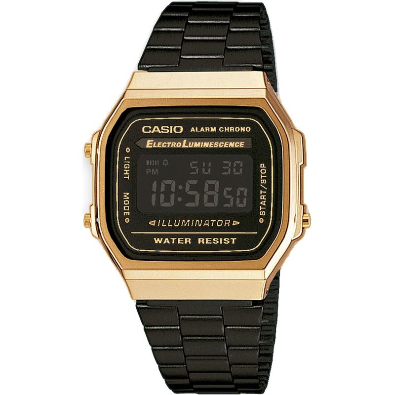 CASIO VINTAGE Mod. ICONIC - GOLD & BLACK Category-Watches,Gender-Men,Gender-Women,Gent Ready stocked Watches,Lady Ready Stocked Watches,Men,READY STOCKED WATCHES,Subcategory-WatchesUnisex,Unisex,Unisex Watches - Watches,Women,Wristwatch