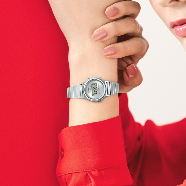 CASIO VINTAGE Mod. MINI COLLECTION SLIM ROUND - SILVER Lady,Lady Ready Stocked Watches,READY STOCKED WATCHES,Watches,Watches - Accessories,Women,Wristwatch