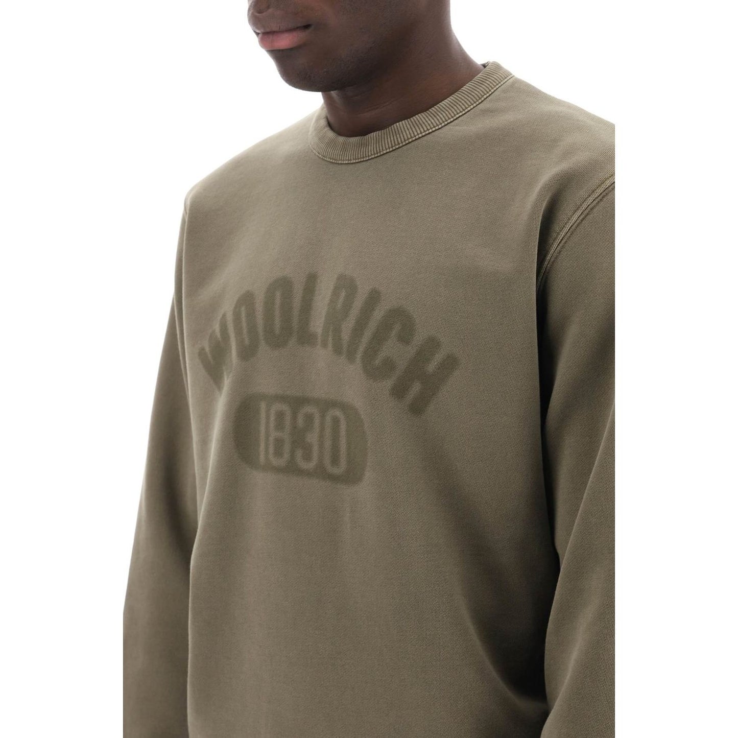 Woolrich vintage logo sweatshirt with a