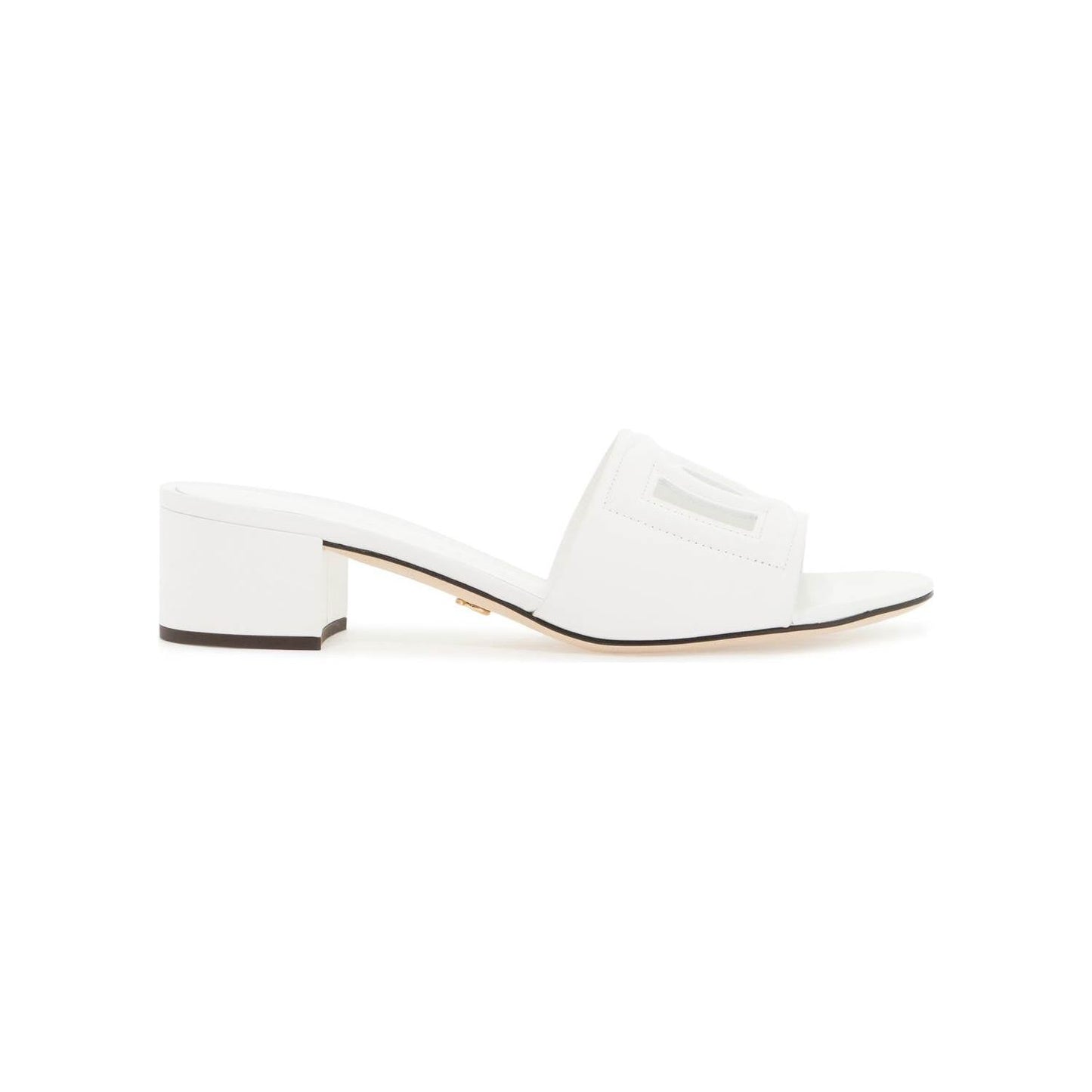 Dolce & Gabbana dg logo slides from Bianca line Mules Dolce & Gabbana