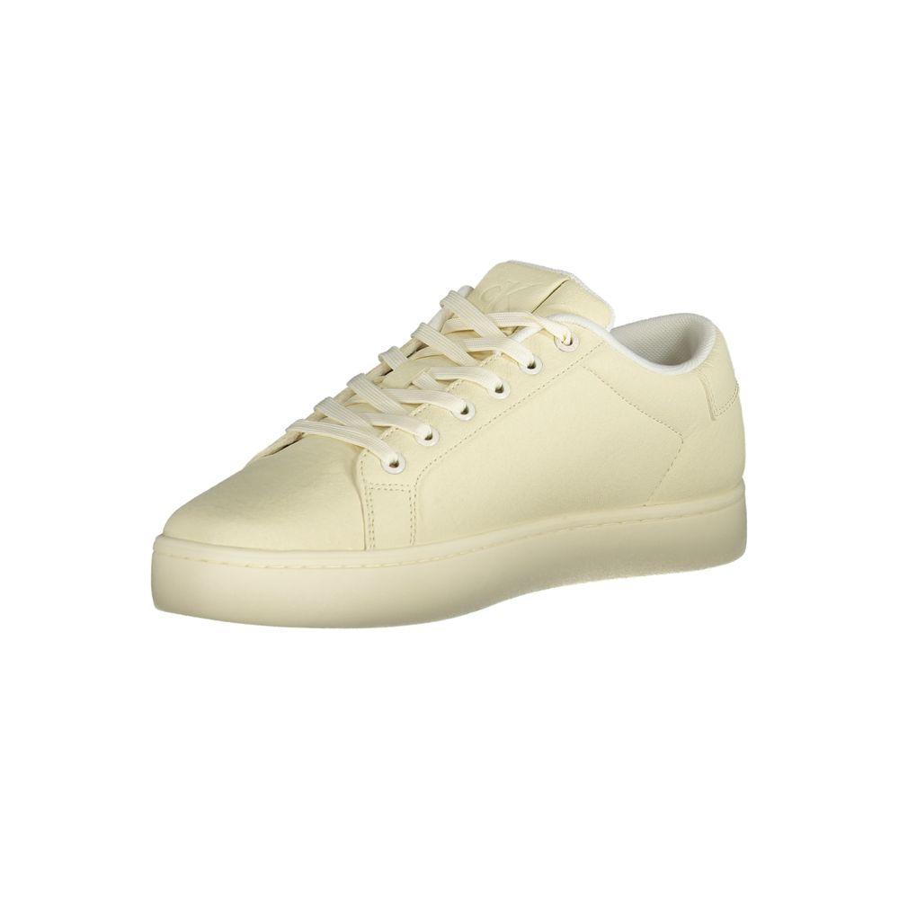 Calvin Klein Bianco Polyester Men Sneaker