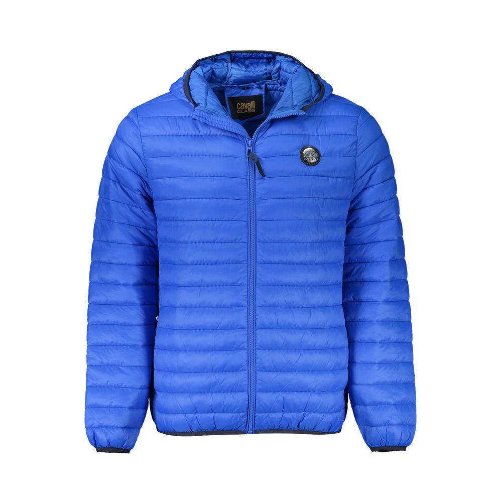 Cavalli Class Blu Poliammide Men's Jacket