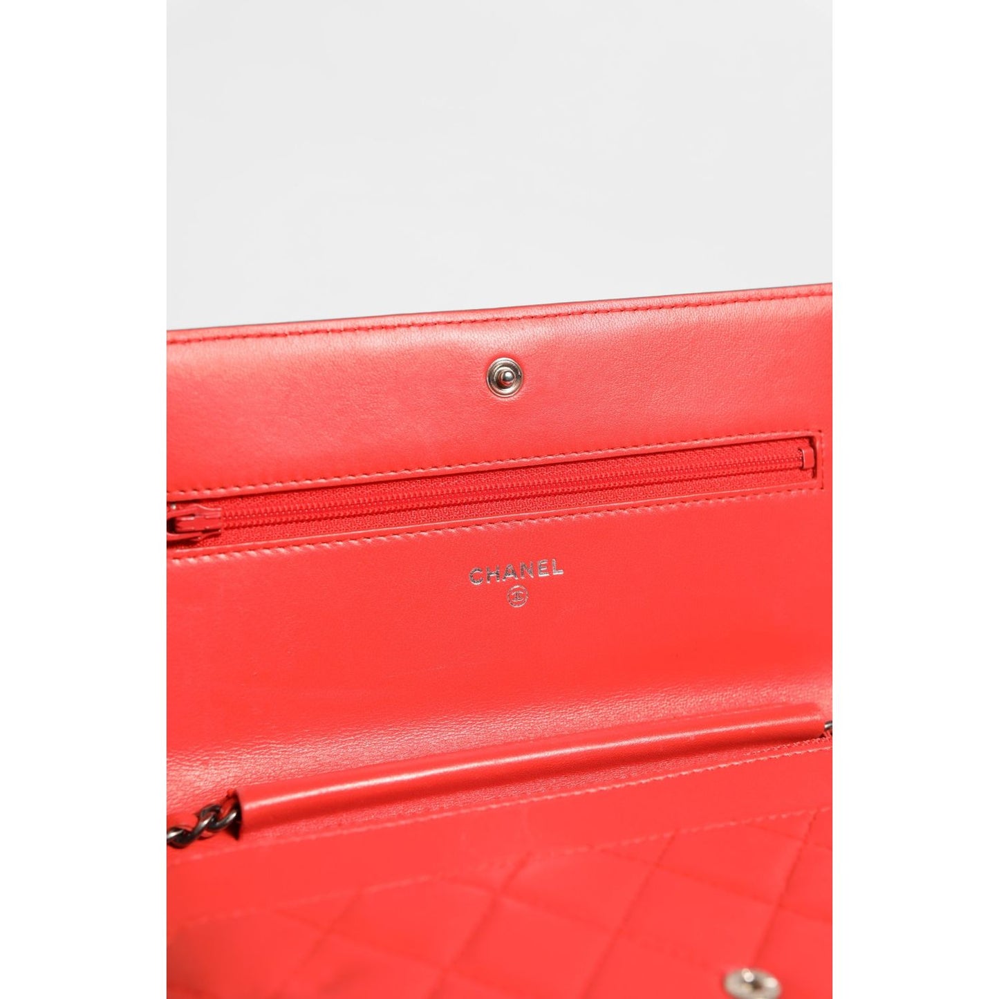 Chanel Boy Wallet on Chain Red Lambskin