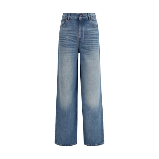 Chloé Blue Cotton Jeans Denim