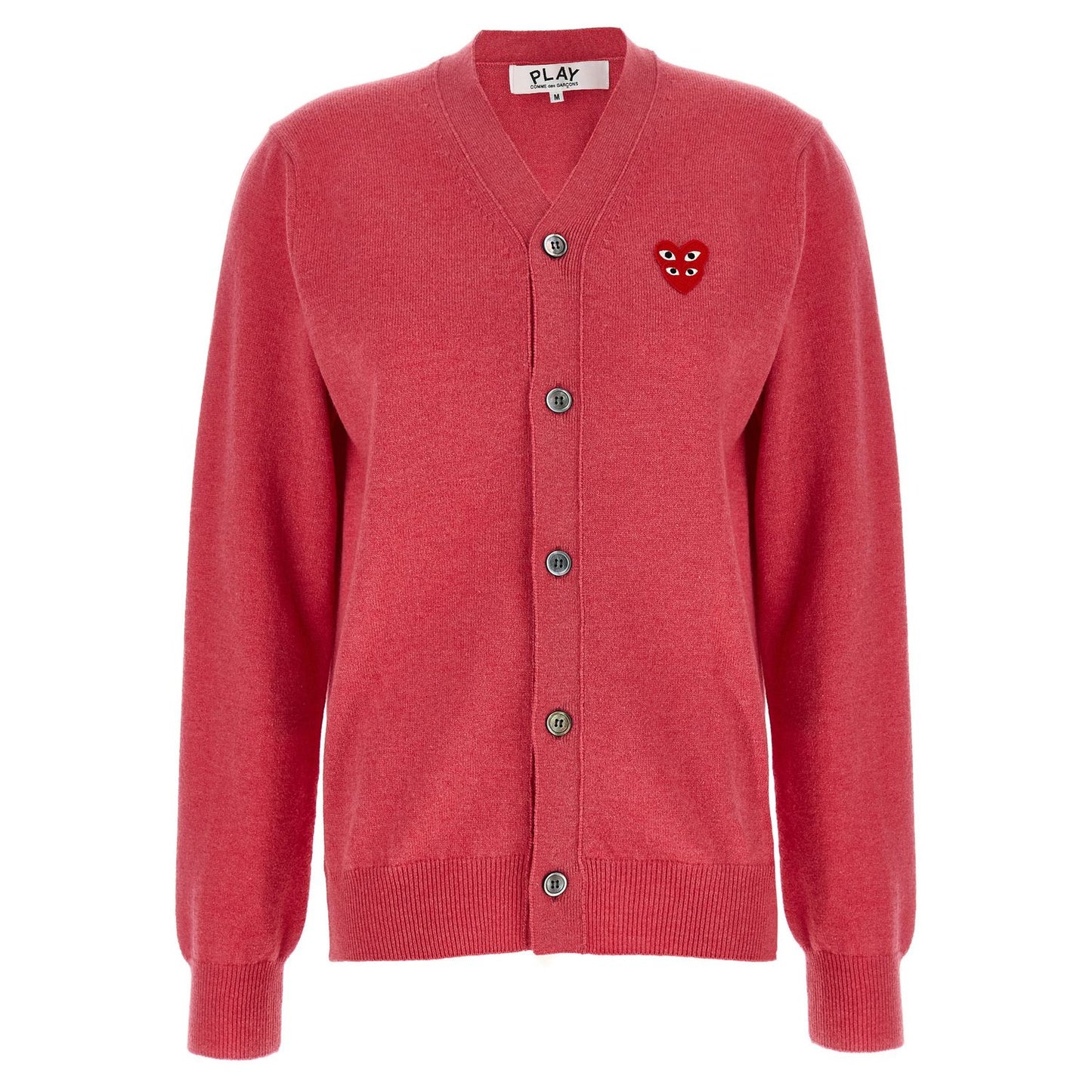 Comme Des Garçons Play Multicolor Wool Cardigan