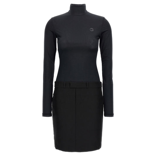 Coperni Black Polyester Short Dress