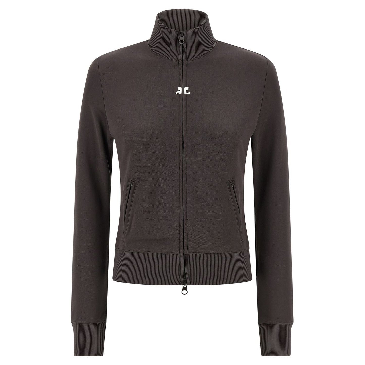Courrèges Gray Polyester Sweatshirt