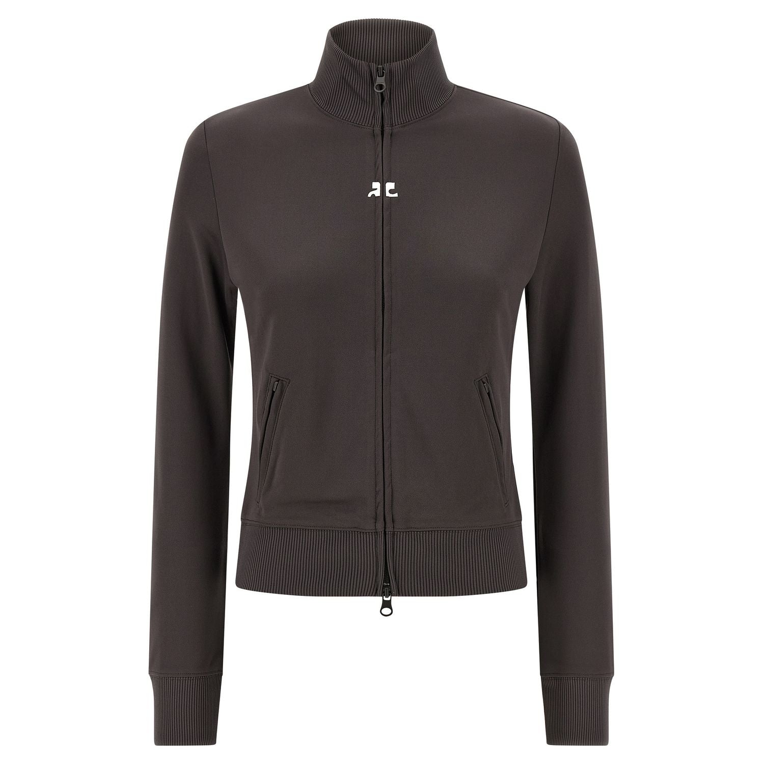 Courrèges Gray Polyester Sweatshirt