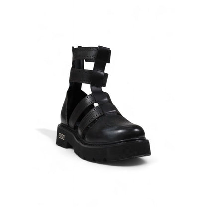 Cult Black Leather Sandals