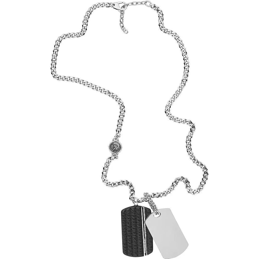 DIESEL Mod. DOOUBLE DOGTAGS DESIGNER FASHION JEWELLERY DIESEL JEWELS