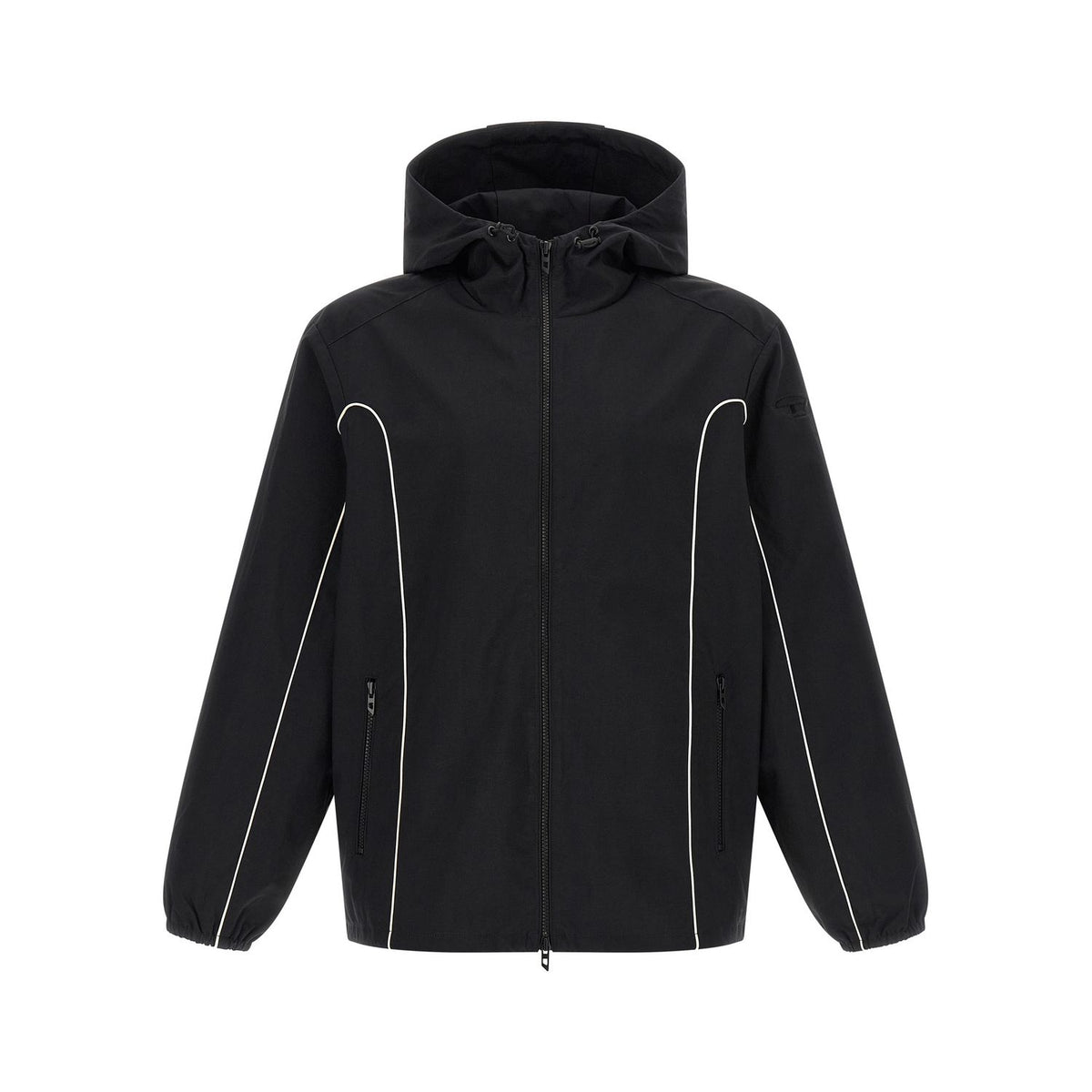 Diesel Black Polyamide Shell Jacket