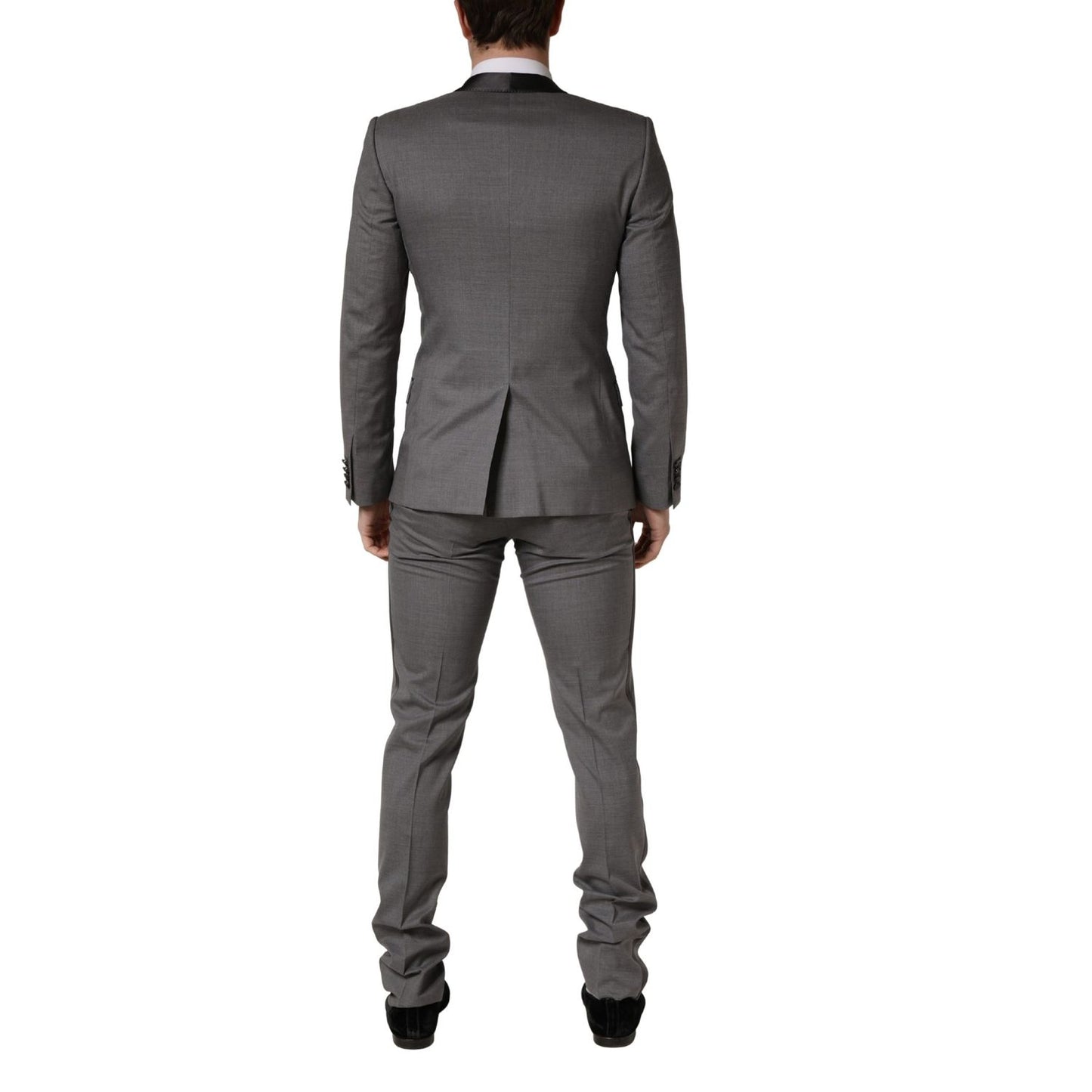 Dolce & Gabbana Gray Wool Single Breasted 1 Button 3PC Suit 1728,67345645728,Clothing,Dolce & Gabbana,Gray,IT46 | S,Material: 5% Polyester 11% Silk 84% Virgin Wool,Men,New with tags,Suits & Blazers - Clothing,Three-Piece Suits - Suits & Blazers - Clothing